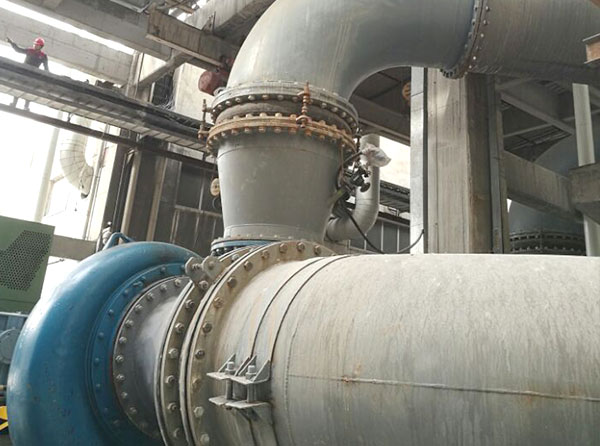 電廠防拉脫橡膠接頭工程案例